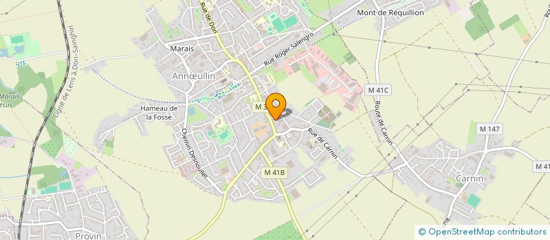 localisation de l'entreprise SCI DUPLOCD  ANNULLIN