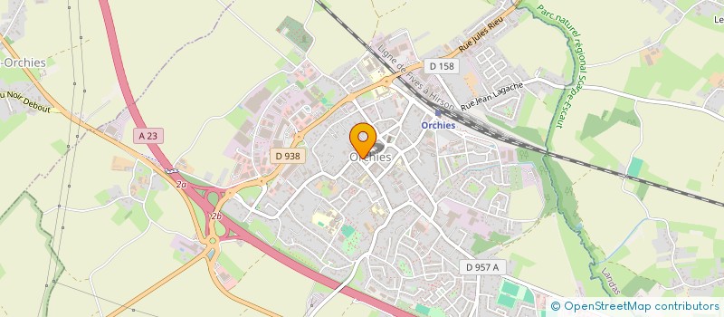 localisation de l'entreprise SCI DUPONCHEL DHONDT  ORCHIES