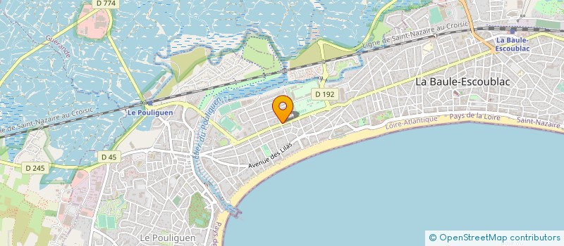 localisation de l'entreprise SCI DUPONCHELLE SAINT DONATIEN à LA BAULE-ESCOUBLAC