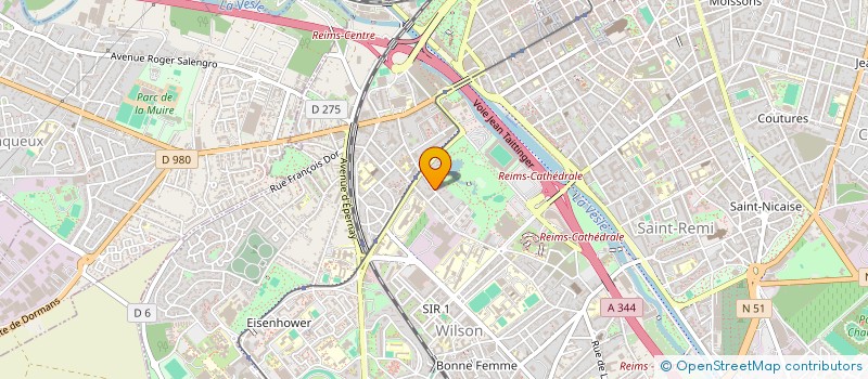 localisation de l'entreprise SCI DUPONCINET  REIMS