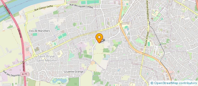 localisation de l'entreprise SCI DUPONSAINT IMMO à ORLEANS