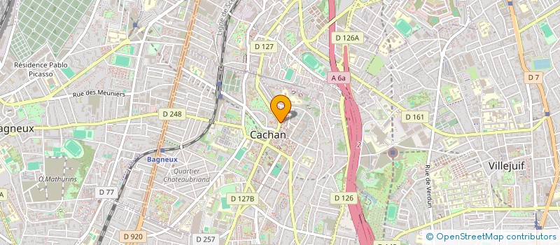 localisation de l'entreprise SCI DUPONT  CACHAN