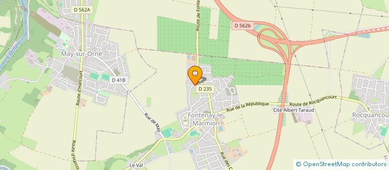 localisation de l'entreprise SCI DUPONT à FONTENAY-LE-MARMION