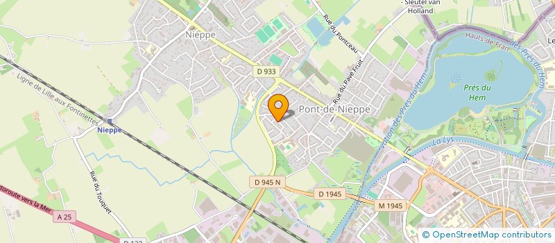 localisation de l'entreprise SCI DUPONT  NIEPPE