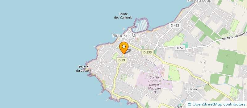 localisation de l'entreprise SCI DUPONT-CRUSSON  PIRIAC-SUR-MER