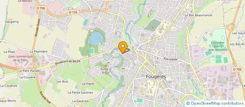 localisation de l'entreprise SCI DUPONT PINTERIE  FOUGERES