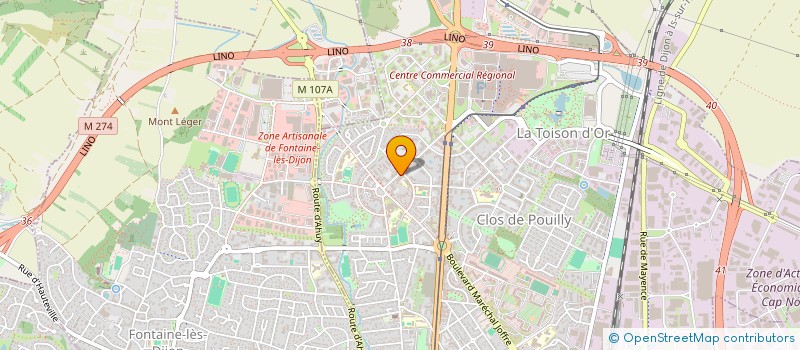 localisation de l'entreprise SCI DUPONT SANCHEZ à DIJON