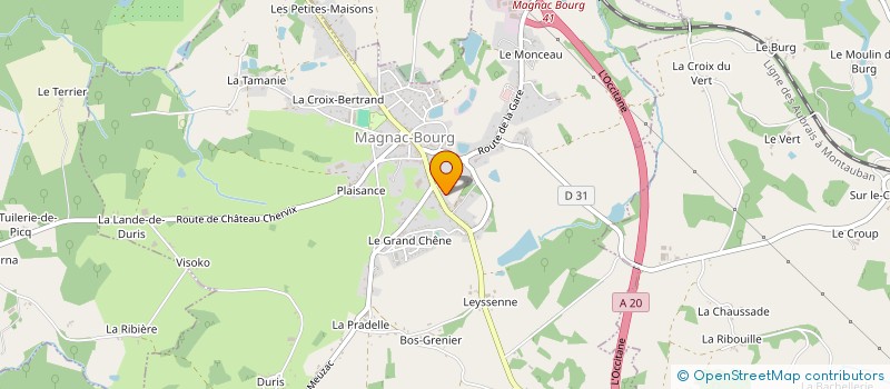 localisation de l'entreprise SCI DUPONTEIX  SAINT-GENEST-SUR-ROSELLE