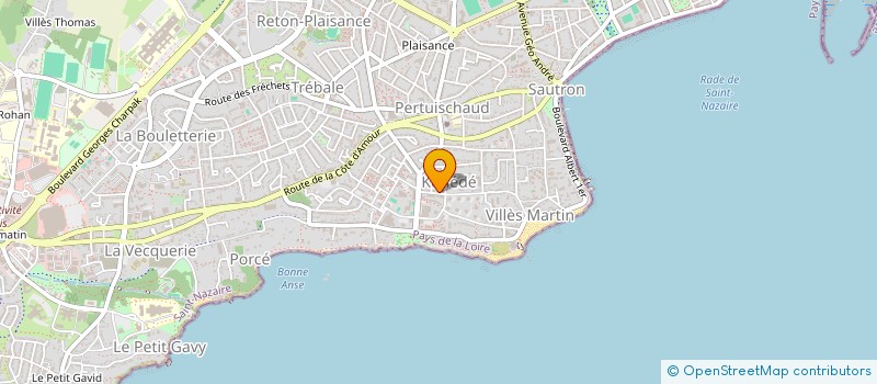 localisation de l'entreprise SCI DUPONTRL  SAINT-NAZAIRE