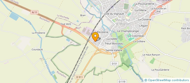 localisation de l'entreprise SCI DUPORT PIERRE ET FILS  MAUZE-SUR-LE-MIGNON