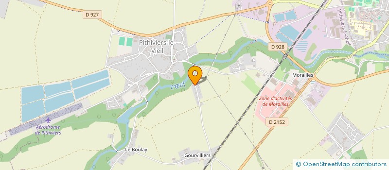 localisation de l'entreprise SCI DUPORTAIL  PITHIVIERS-LE-VIEIL