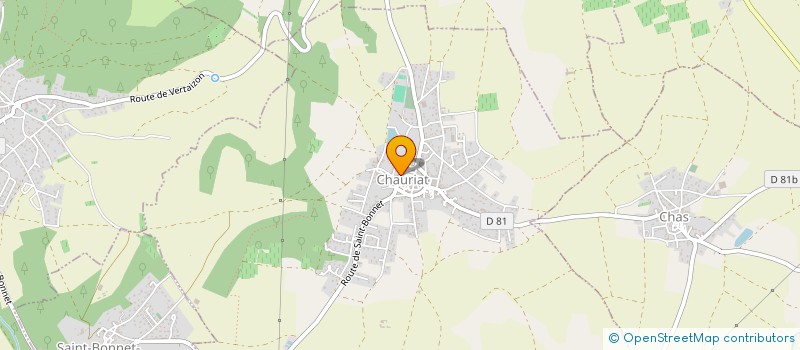 localisation de l'entreprise SCI DUPOUEY  CHAURIAT