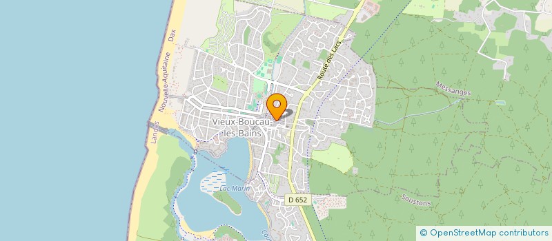 localisation de l'entreprise SCI DUPRADA  VIEUX-BOUCAU-LES-BAINS