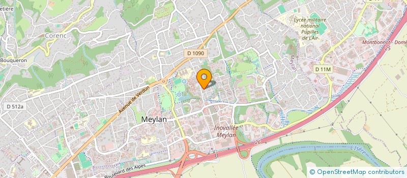 localisation de l'entreprise SCI DUPRAY MULLER  MEYLAN