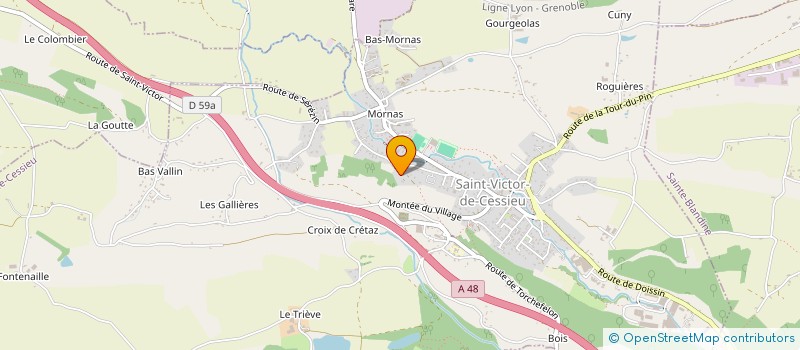 localisation de l'entreprise SCI DUPRAZ-RUDERMANN  ROCHETOIRIN