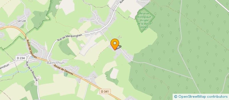 localisation de l'entreprise SCI DUPRE-HEUMEZ  BAINCTHUN