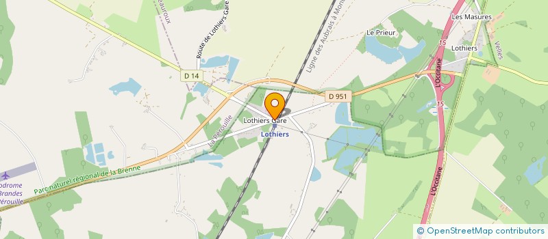 localisation de l'entreprise SCI DUPRE LARDEAU  TENDU