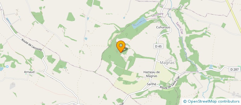 localisation de l'entreprise SCI DUPRELONG  TOURNECOUPE