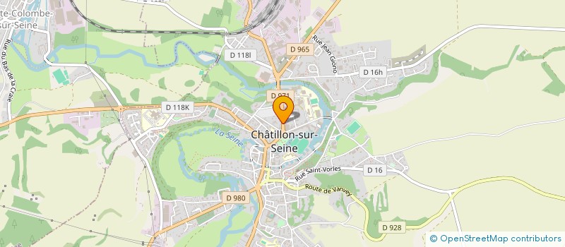 localisation de l'entreprise SCI DUPRESSOIR  CHATILLON-SUR-SEINE