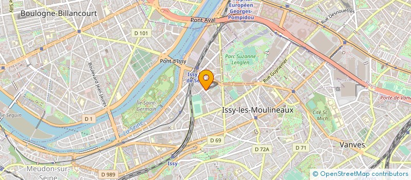 localisation de l'entreprise SCI DUPRET à ISSY-LES-MOULINEAUX