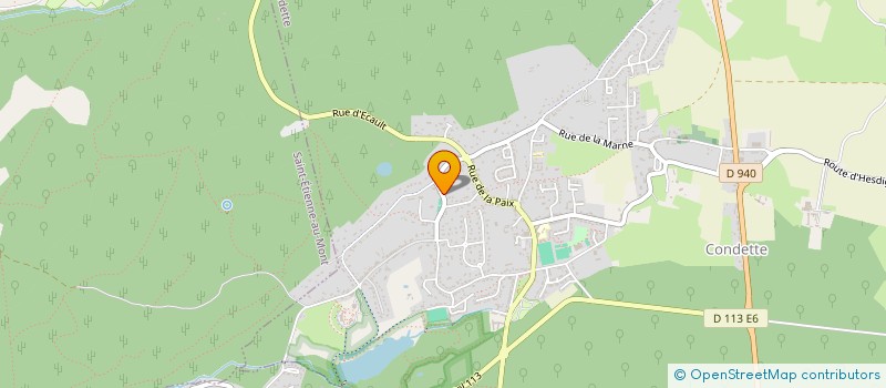 localisation de l'entreprise SCI DUPREZ ARTHUR GROUSSIER  CONDETTE