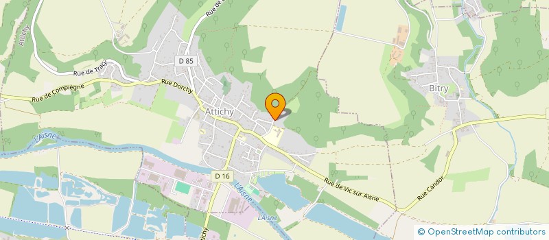 localisation de l'entreprise SCI DUPRONT WILSON  ATTICHY