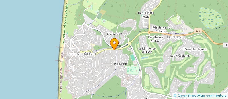 localisation de l'entreprise SCI DUPUCH à LACANAU