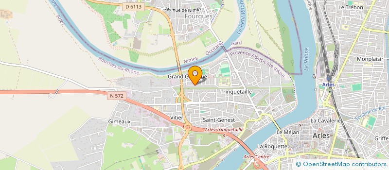 localisation de l'entreprise SCI DUPUIS  ARLES