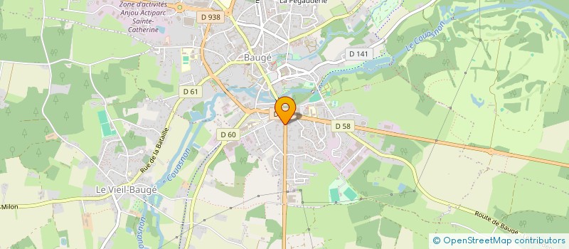 localisation de l'entreprise SCI DUPUIS  BAUGE-EN-ANJOU