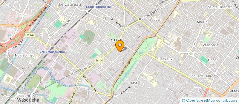 localisation de l'entreprise SCI DUPUIS à CROIX