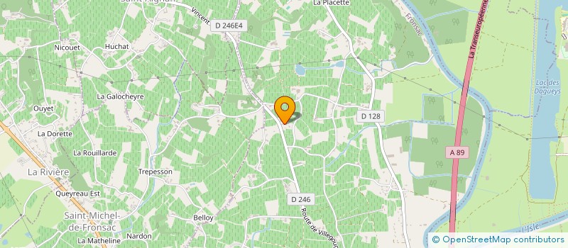 localisation de l'entreprise SCI DUPUY  SAINT-MICHEL-DE-FRONSAC