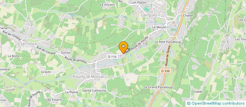 localisation de l'entreprise SCI DUPUY  PORTE DES PIERRES DOREES