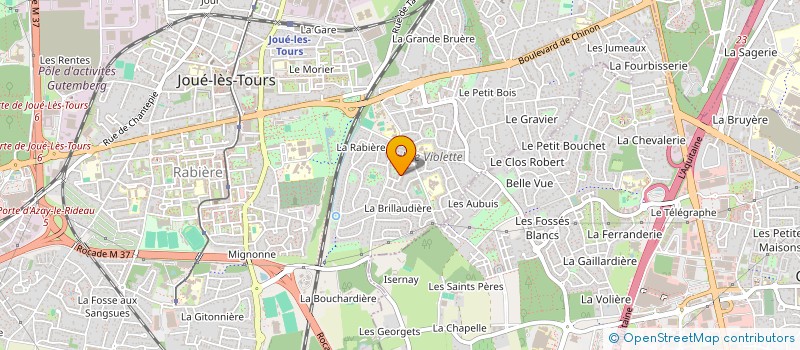 localisation de l'entreprise SCI DUPUY DU MAIL  JOUE-LES-TOURS