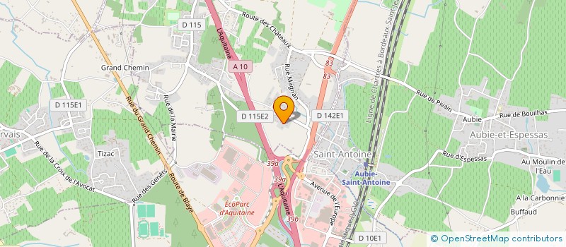 localisation de l'entreprise SCI DUPUY FRERES  VIRSAC