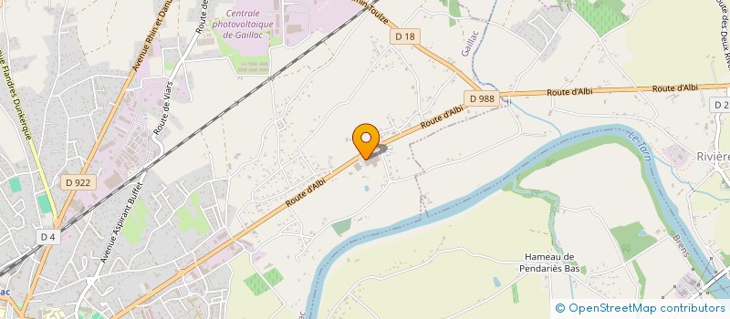 localisation de l'entreprise SCI DUPUY IMMOBILIER  GAILLAC