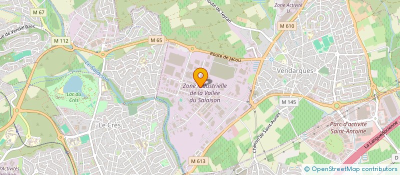 localisation de l'entreprise SCI DUPY à VENDARGUES