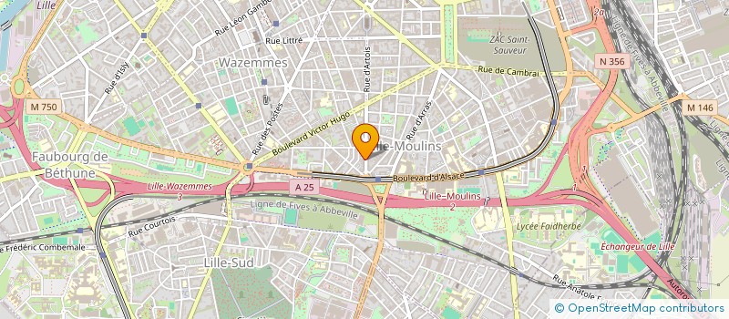 localisation de l'entreprise SCI DUQTOM à LILLE
