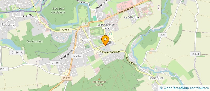 localisation de l'entreprise SCI DUQUESNE à ANET