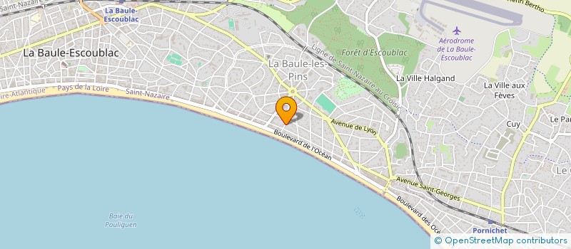 localisation de l'entreprise SCI DUQUESNE  LA BAULE-ESCOUBLAC