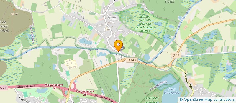 localisation de l'entreprise SCI DUQUESNE  VRED