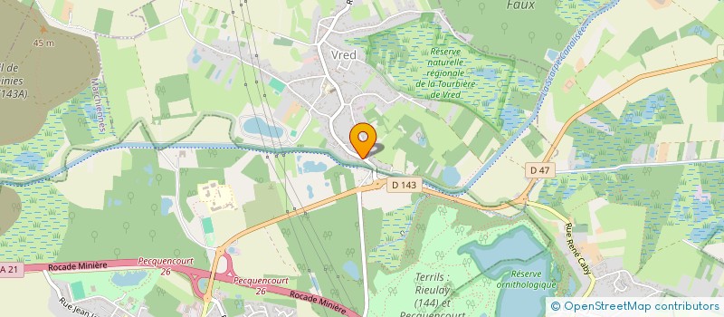 localisation de l'entreprise SCI DUQUESNE II  VRED