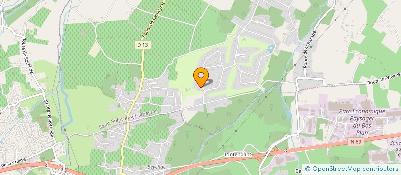 localisation de l'entreprise SCI DUQUESNE RANCELOT  SAINT-SULPICE-ET-CAMEYRAC