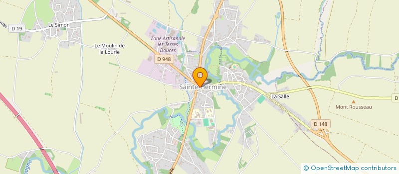 localisation de l'entreprise SCI DUQUESNOY  SAINTE-HERMINE