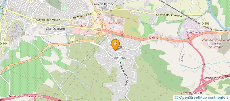 localisation de l'entreprise SCI DURAFOURG à CARCASSONNE