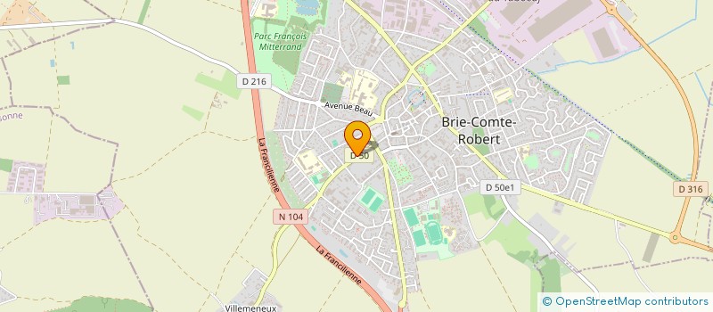 localisation de l'entreprise SCI DURAIN à BRIE COMTE ROBERT