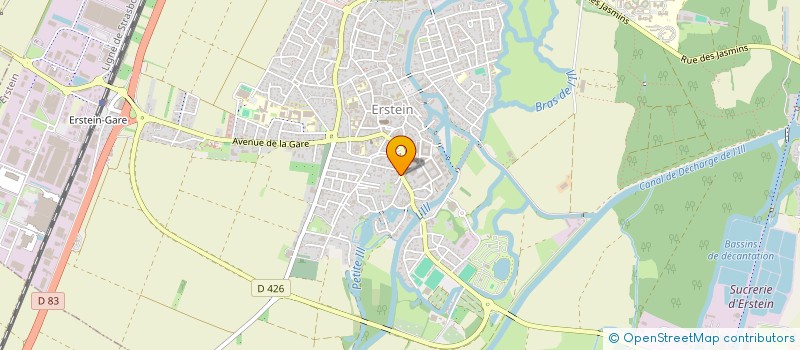 localisation de l'entreprise SCI DURAK  ERSTEIN
