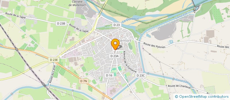 localisation de l'entreprise SCI DURANCE MEDICAL  MALLEMORT