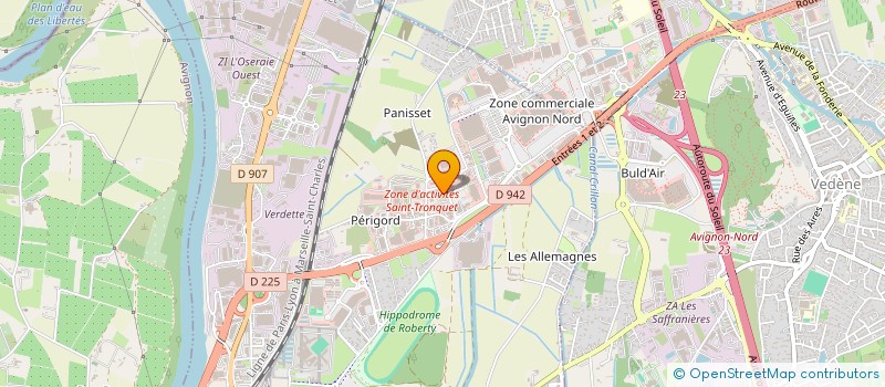 localisation de l'entreprise SCI DURANCE VENTOUX  AVIGNON