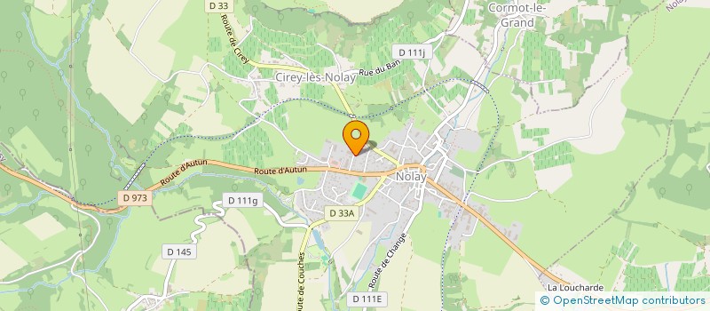 localisation de l'entreprise SCI DURAND à NOLAY