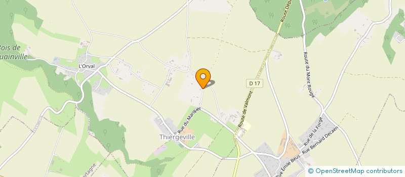 localisation de l'entreprise SCI DURAND  THIERGEVILLE